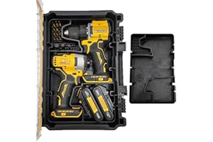 TidyTool Liner and Organizer for Dewalt 20V Brushless Drill Set and Tough System Tool Box