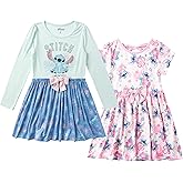 Disney Lilo and Stitch Girls 2 Pack Dresses for Toddlers and Big Kids