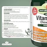 Natures Aid Vitamin C 500mg 50 Chewable Tablets Sugar Free Vegan view 5