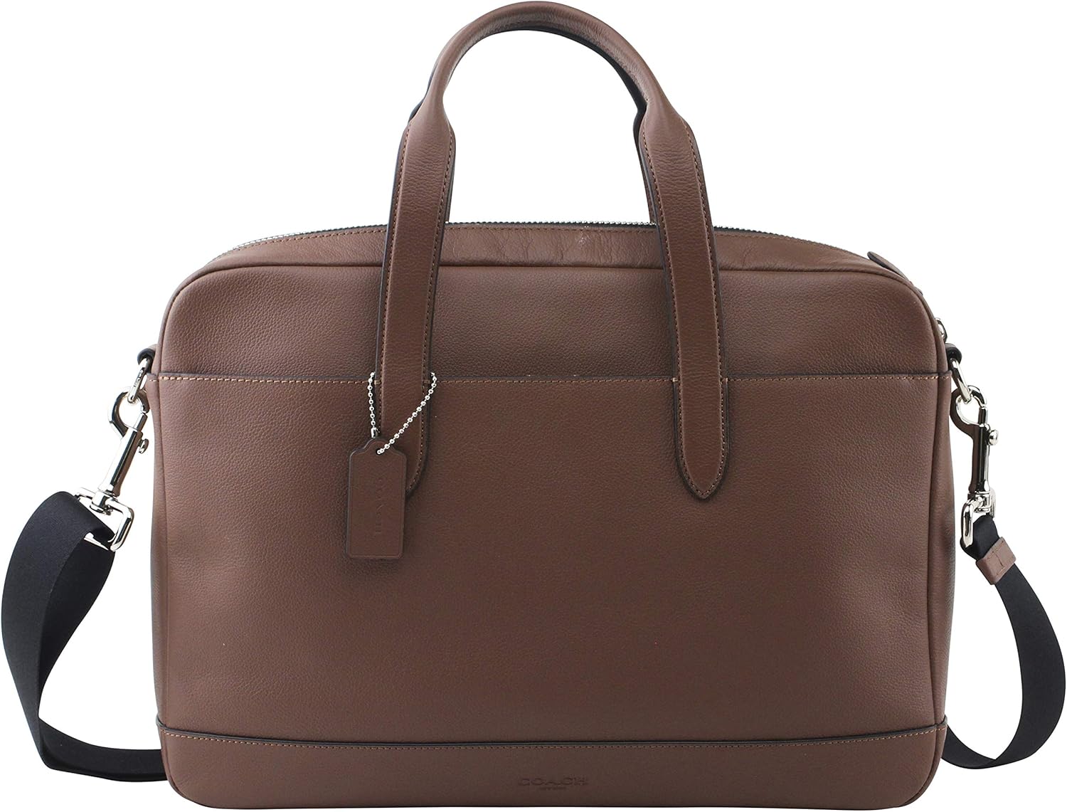 Coach Hamilton Leather Briefcase Messenger Tote - F22529 Saddle