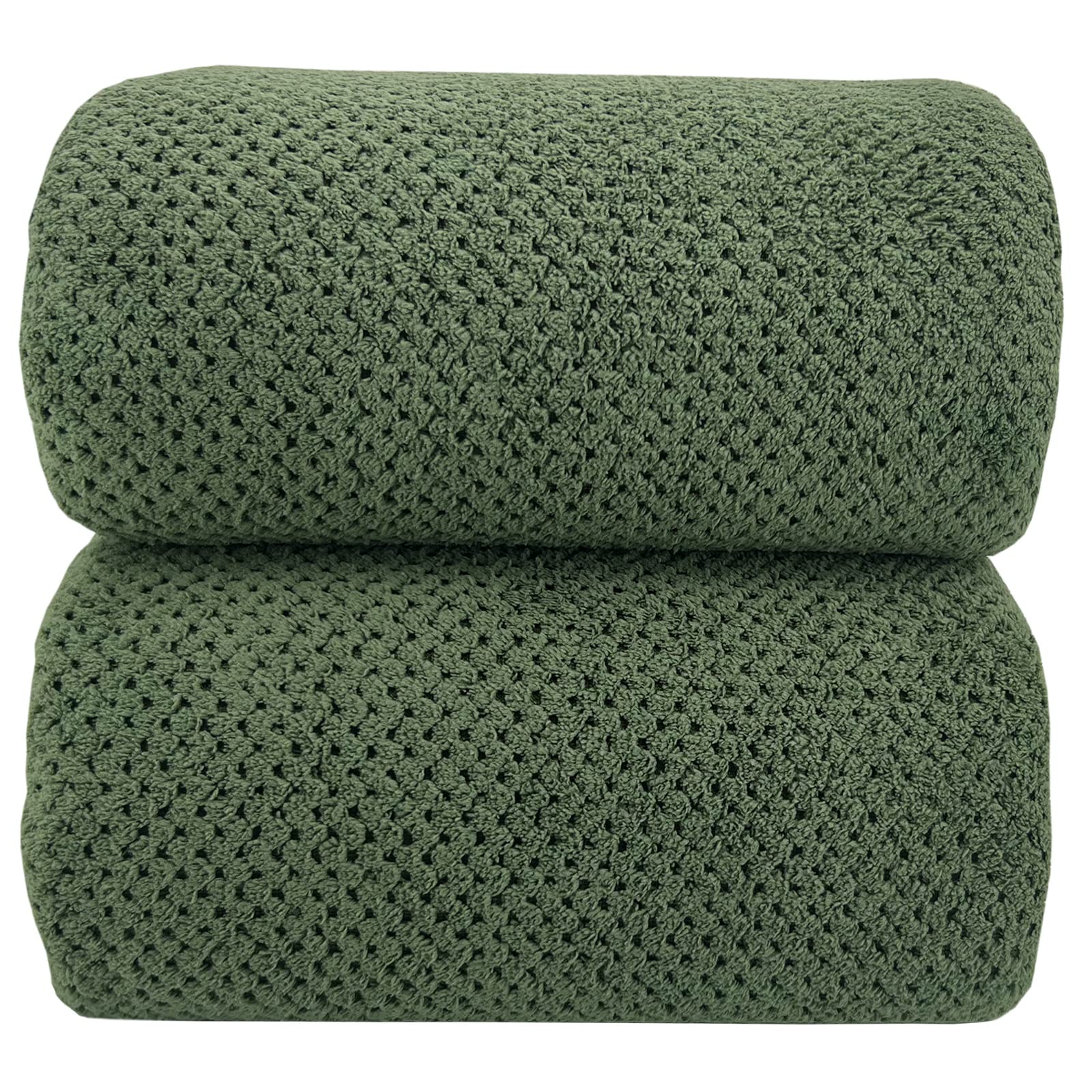 Photo 1 of YTYC Towels,39x78 Inch Oversized Bath Sheets Towels for Adults Luxury Bath Towels Extra Large Sets for Bathroom Super Soft Microfiber 80% Polyester(Olive Green,2 Piece)