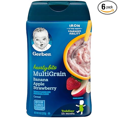 gerber hearty bits multigrain cereal