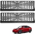 HSB Compatible for Tesla Model Y Backseat Air Vent Cover Air Flow Vent Grille Protection Set of 2 for 2020 2021 2022 2023 2024 Model Y Gen 2 (Model Y Air Vent Cover)