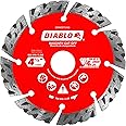 Diablo by Freud DMADST0450 4-1/2 in. Diamond Segmented Turbo Cut-Off Discs for Masonry