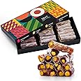 Turkish Delight by Zest Delites, Traditional Vegan Snacks with 30% Pistachio, Luxury Gift Basket, Vegan Candy, Orange, Pomegr