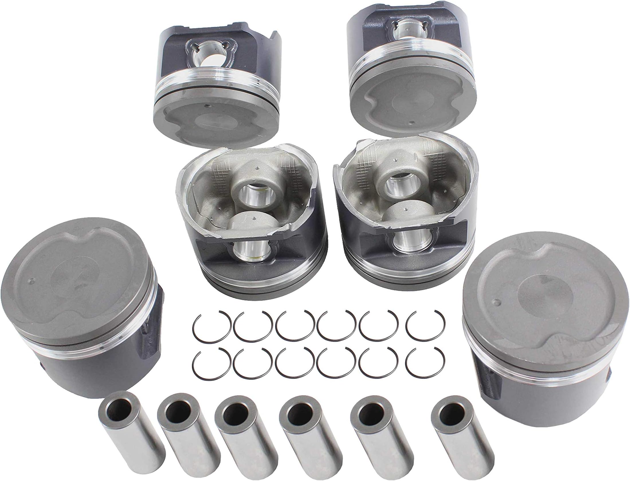 DNJ P967 Standard Complete Piston Set For 93-97 Toyota Land Cruiser 4.5L DOHC