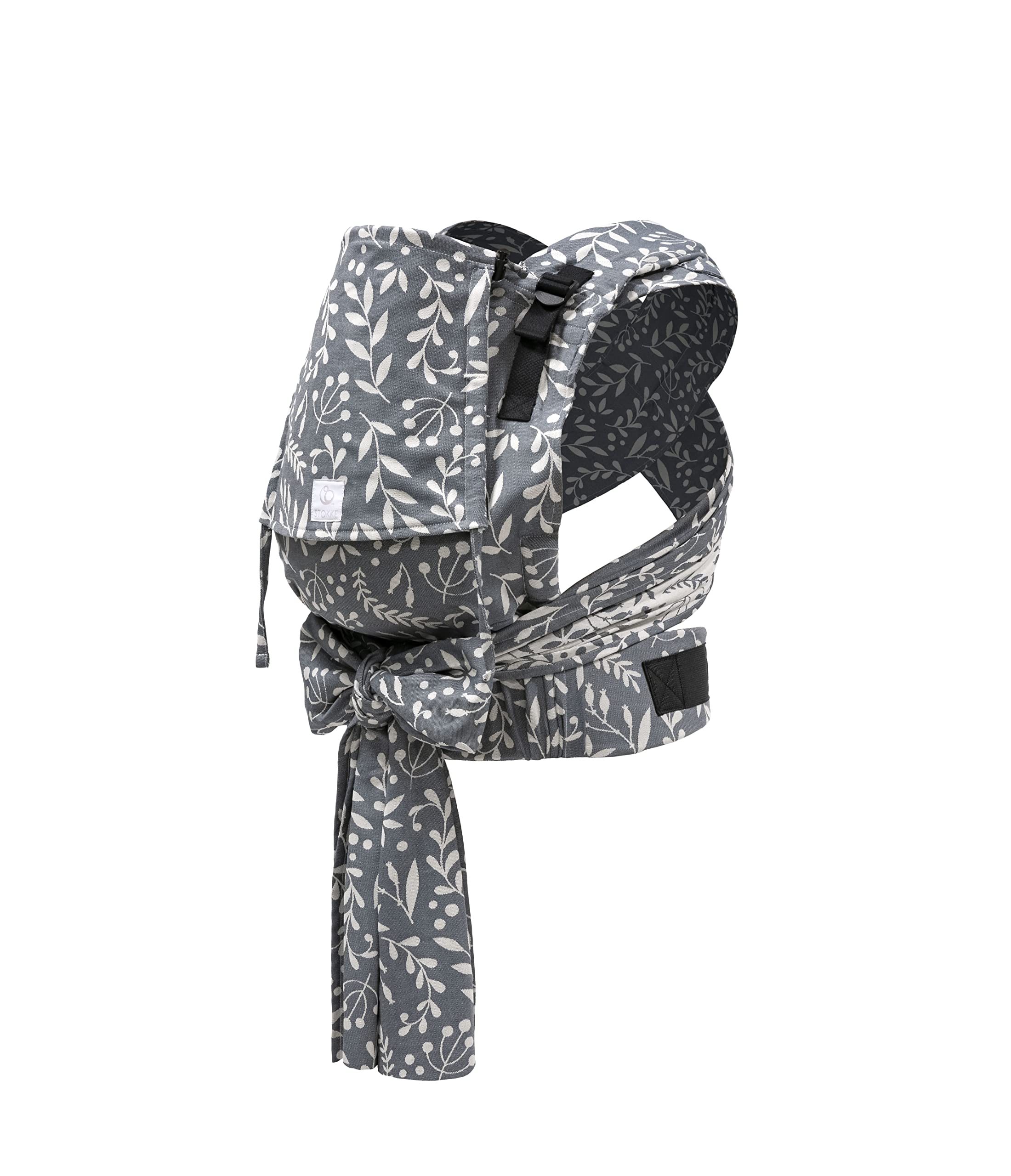 Stokke Limas Carrier Plus - Grow-Along Baby Sling for Baby Sizes 56/62 to 104 (4 to 18 kg) - Combination of Baby wrap and high-Comfort Carrier - Colour: Floral Slate