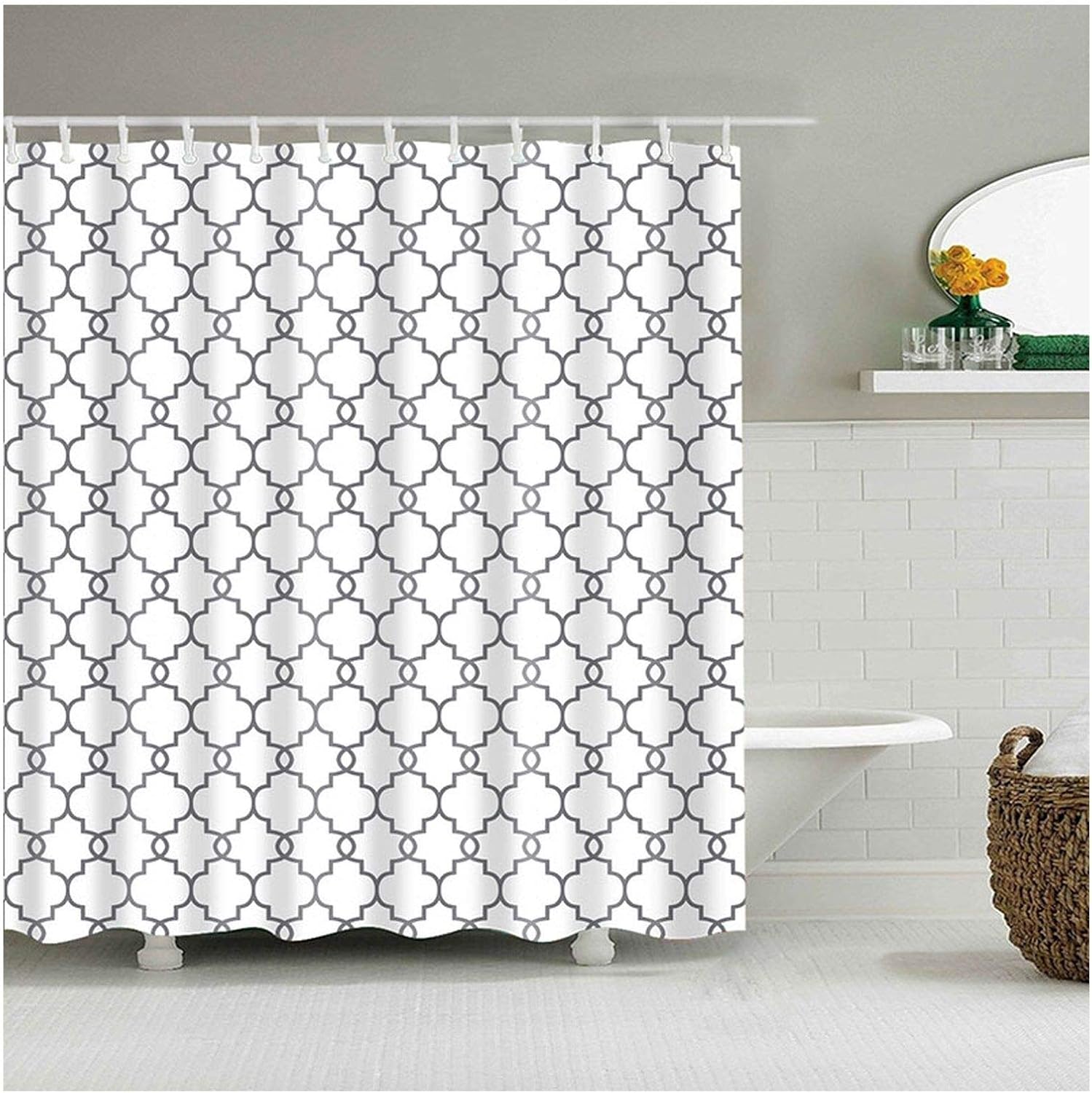 Little cute shop Waterproof Shower Curtains for Bathroom