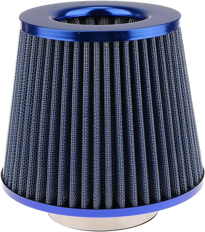 3" Car Air Filter Round Tapered Universal Cold Air Intake Kits Blur
