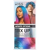 KISS Mix Up Complete Bleach &amp; Semi-Permanent Hair Color Kit, Intelligent Color Technology, 2 Colors, Custom Combinations, Long- Lasting, Lasts Up To 50 Washes - Frose &amp; Blue Topaz