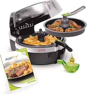 Tefal YV9601 ActiFry 2in1 Heißluft-Fritteuse, 1400 Watt, 1,5 kg Fassungsvermögen, schwarz/silber
