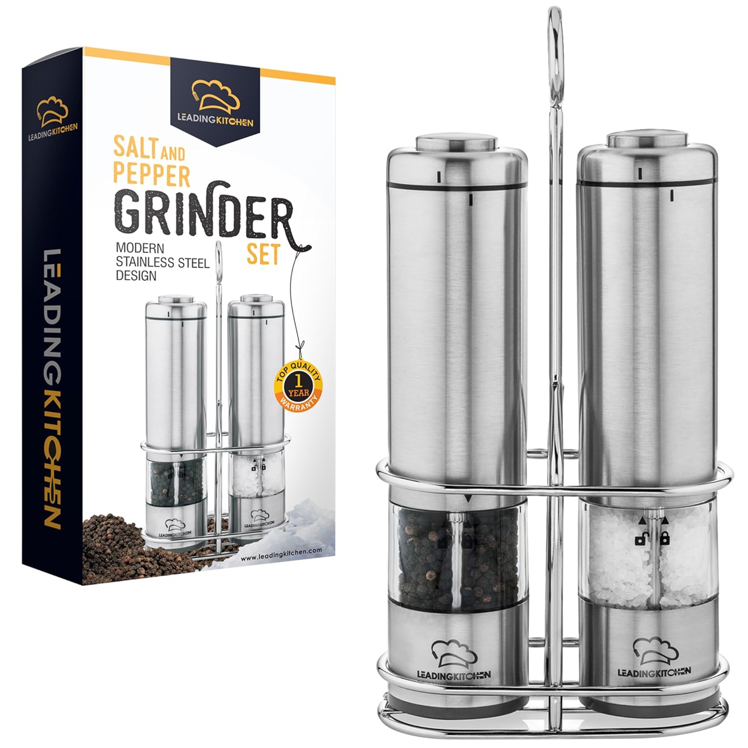 Best Gourmet Green Kitchen Salt And Pepper Set