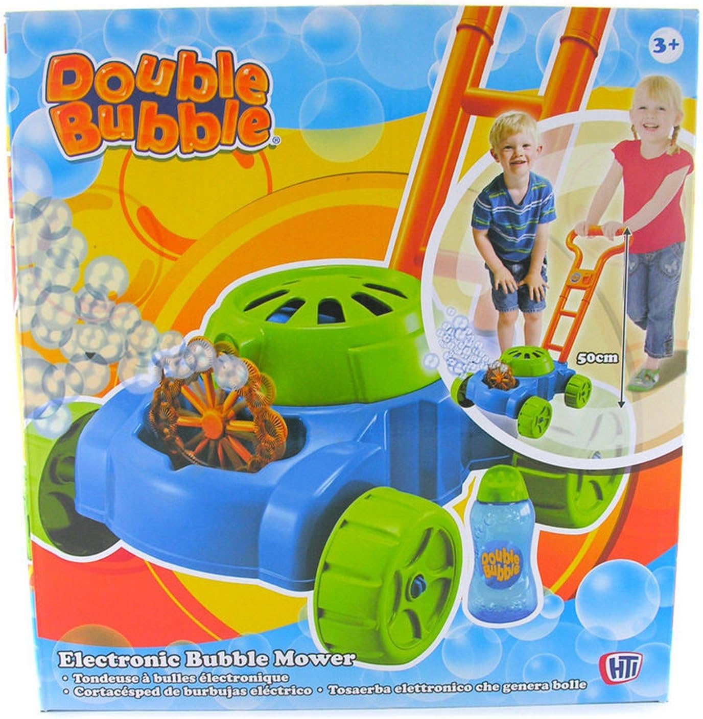 double bubble mower