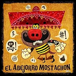 Abejorro Mostachon Poster Print by Jorge R