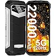 DOOGEE V MAX (2023) 5G Rugged Smartphone, 22000mAh 20GB+256GB Android 12 Phones Unlocked, 120Hz 6.58" Rugged Cell Phone, Dual Hi-res Speakers, 108MP Main Camera, Night Vision, NFC, OTG
