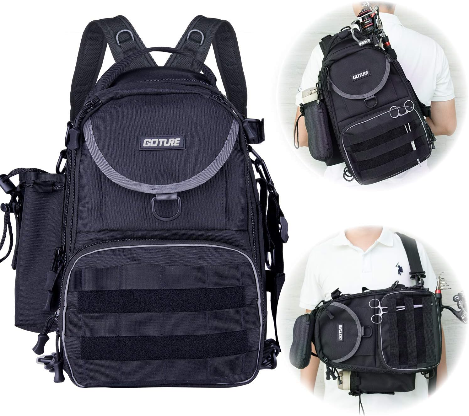 backpack fishing rod