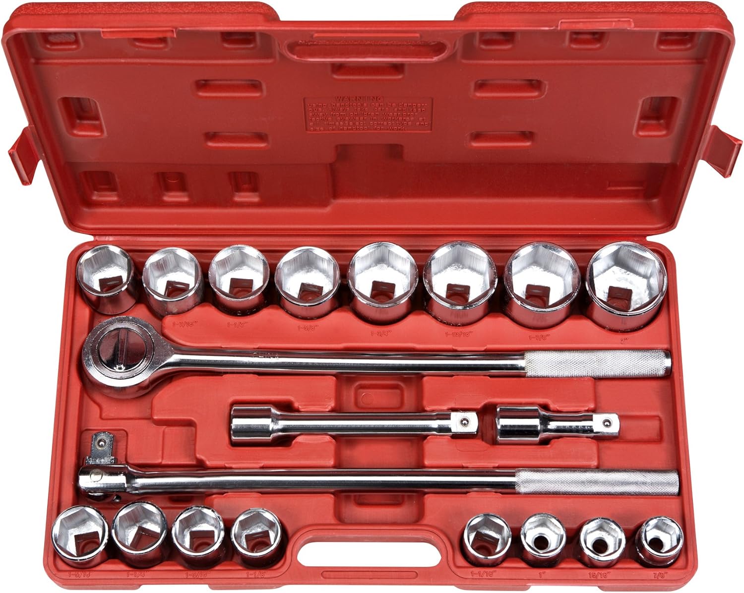 TEKTON by MIT 1115 3/4Inch Drive Jumbo Socket Set, SAE, 21pc. Amazon