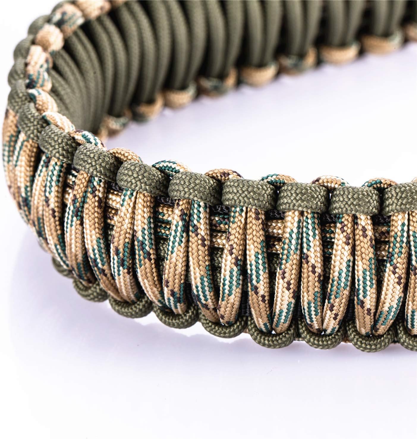 SOMA Rifle Sling 550 Paracord 2 Point Gun Slings Adjustable Shotgun Strap w/Swivels for Outdoor Hunting (Green&Camo) : Sports & Outdoors