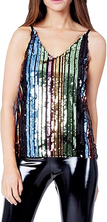 rainbow sequin top uk