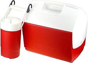 Igloo Playmate Coolers: 16 Quart Cooler and 1/2 Gallon Sport Beverage Cooler, Red