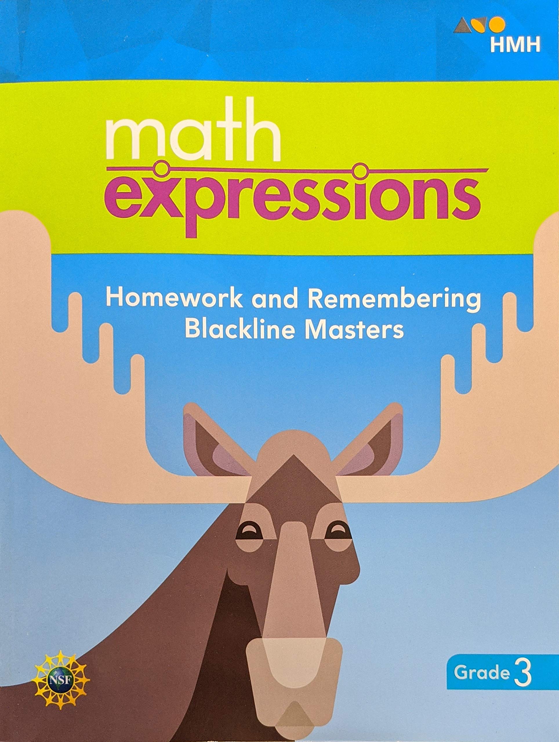 Math Expressions (StA) Homework and Remembering Blackline Master Grade ...