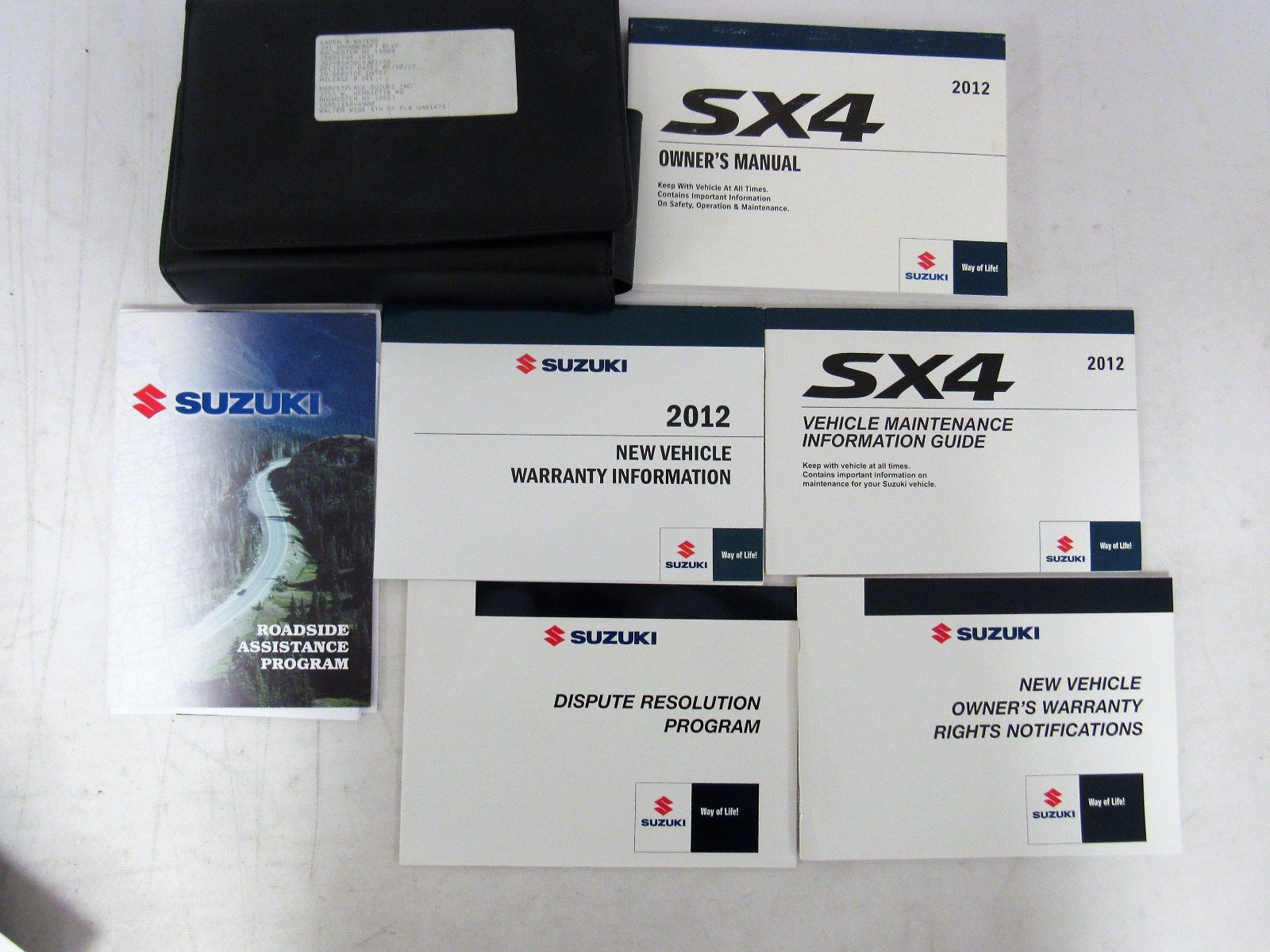 2012 Suzuki SX4 Owners Manual Guide Book Paperback – 2014