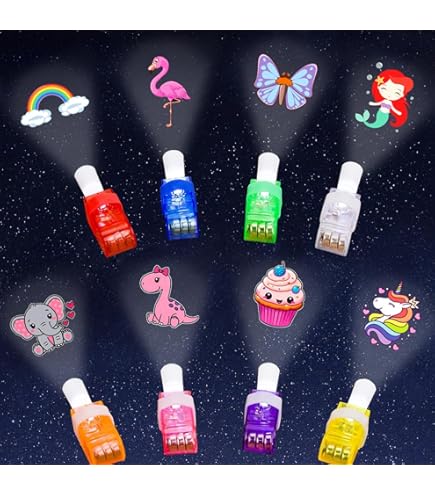 Bulk Party Favors 24-Pack Dinosaur LED Finger Lights - Glow Party Favors For Kids Birthday Goodie Bags LED Party Favors