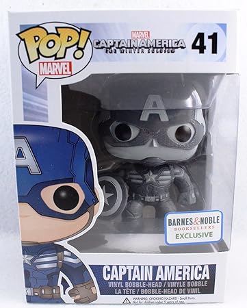 Buy Funko Pop Captain America Barnes Noble Exclusive 41 Black