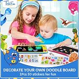 TEKFUN 8.5 Inch LCD Writing Tablet Educational Doodle Board Blue Yellow view 2
