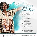 BetterYou Vitamin D3 K2 Oral Spray 4000 IU MK-7 Peppermint 1-Month view 2