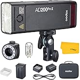 GODOX AD200 Pro II AD200ProII Flash Strobe, 2.4G TTL Pocket Flash Light, 200W HSS 1/8000s 2900mAh Battery, Bi-Color Versatile