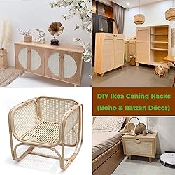 16" Width Rattan Cane Webbing Roll 9 Feet Length
