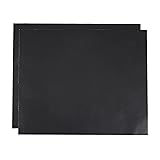 AmazonCommercial BBQ Non-Stick Grill Mats, Reusable, Easy to Clean, 15.75 X 13-Inches, Black, 2-Pack