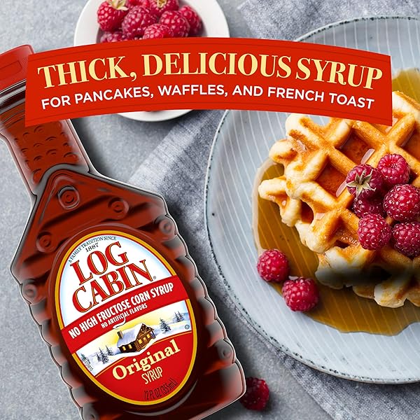 LOG CABIN ORIGINAL PANCAKE SYRUP, 12 FL OZ