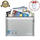 Fireproof Document Bag | Fireproof Safe Bag Fire Resistant Non-Itchy Upgraded Si