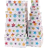 Weihnachts-Geschenkbox mit Schleife ~ Geschenkkartonage