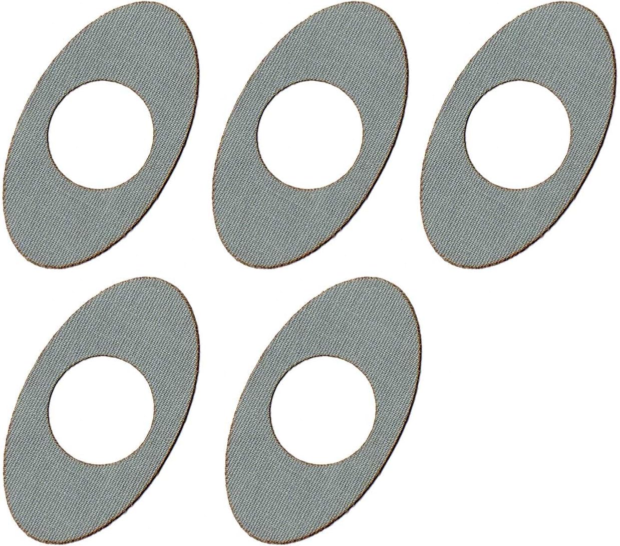 5 Oval Tapes Sticker for Freestyle Libre Sensor (silver)