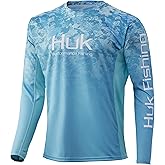 HUK Mens Icon X Long Sleeve Shirt, Performance Fishing Shirt