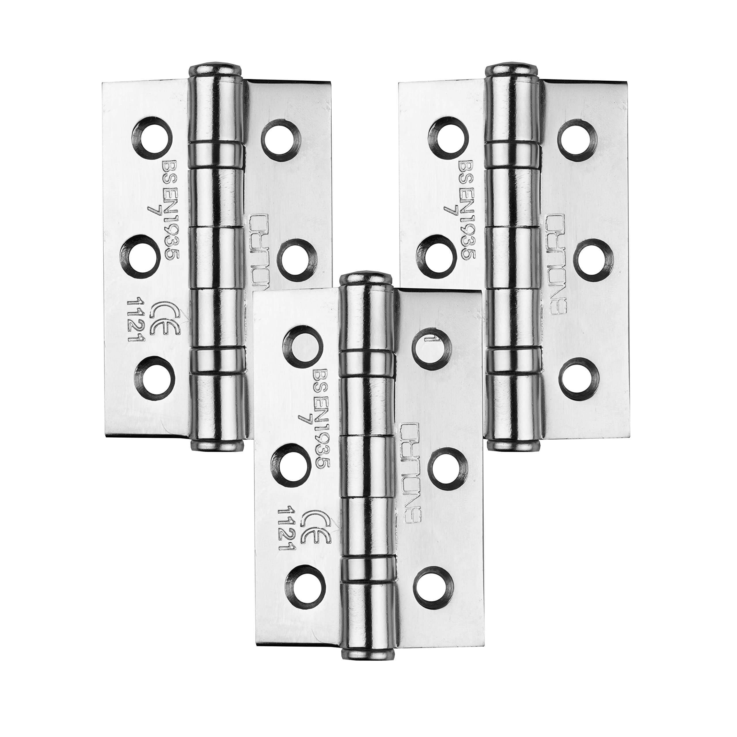 Carlisle Brass HIN1322 3 x 2 CE Grade 7 Hinge, Polished Chrome