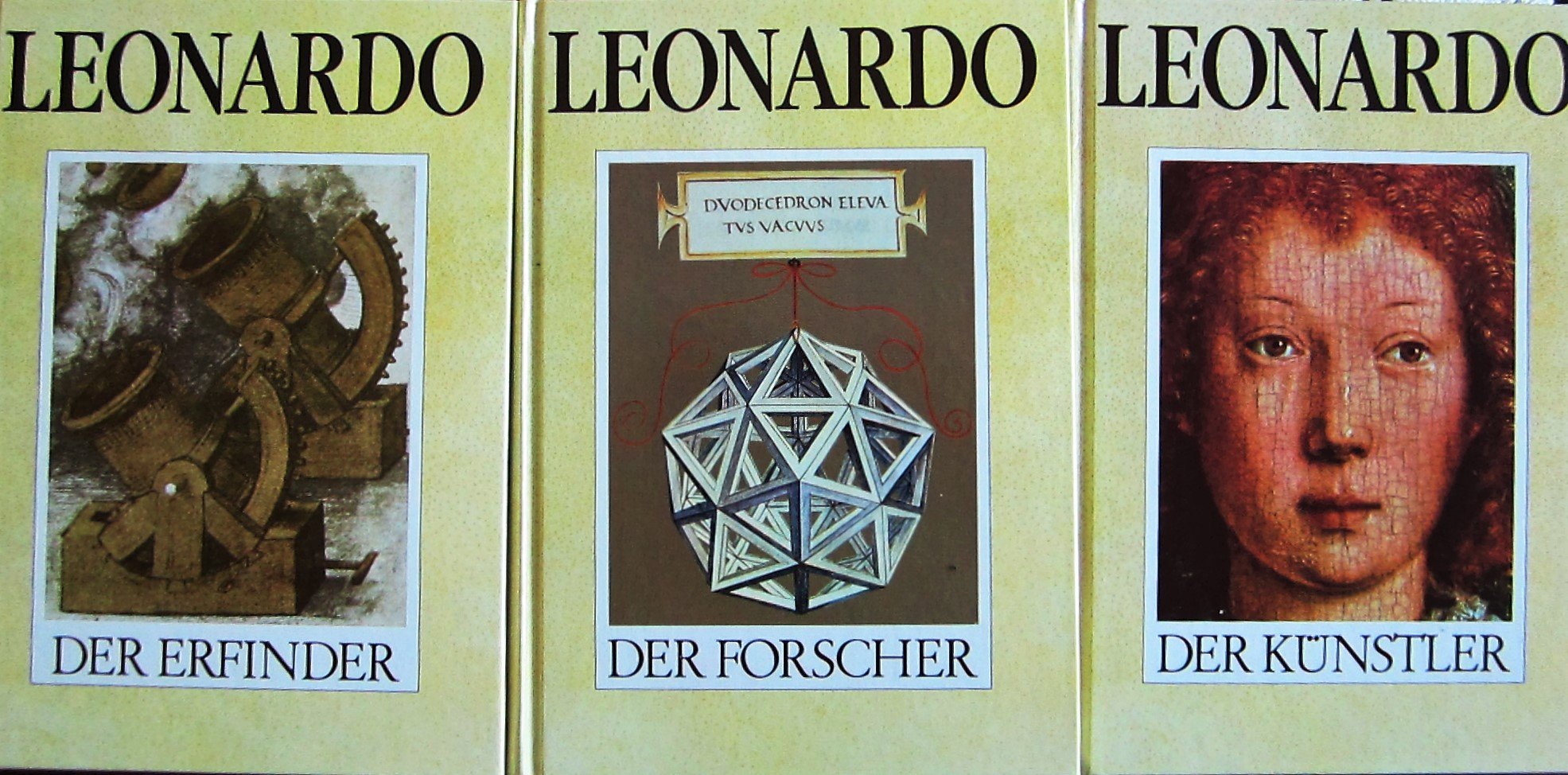 Leonardo Da Vinci. Der Künstler / Der Forscher / Der Erfinder.  Sonderausgabe: 3 Bände: Leonardo Da Vinci: 9783763017164: Amazon.com: Books