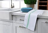 Utopia Towels Green Dish Towels 6 Pack 15 x 25 Inches 100% Ring Spun Cotton view 3