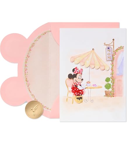 Papyrus Snoopy Muttertagskarte 'Best Mom Ever' – Mit Blumenherz, Goldfolie & Umschlag