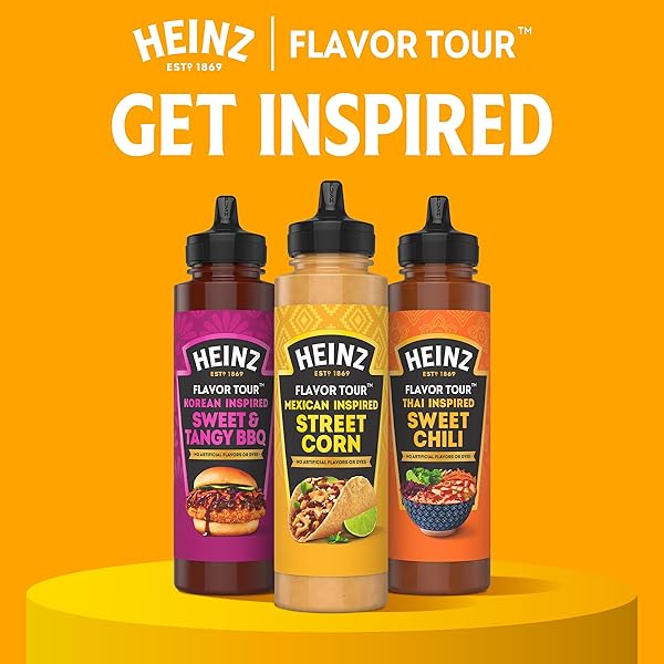 HEINZ FLAVOR TOUR MEXICAN INSPIRED STREET CORN SAUCE, 10 FL OZ BOTTLE