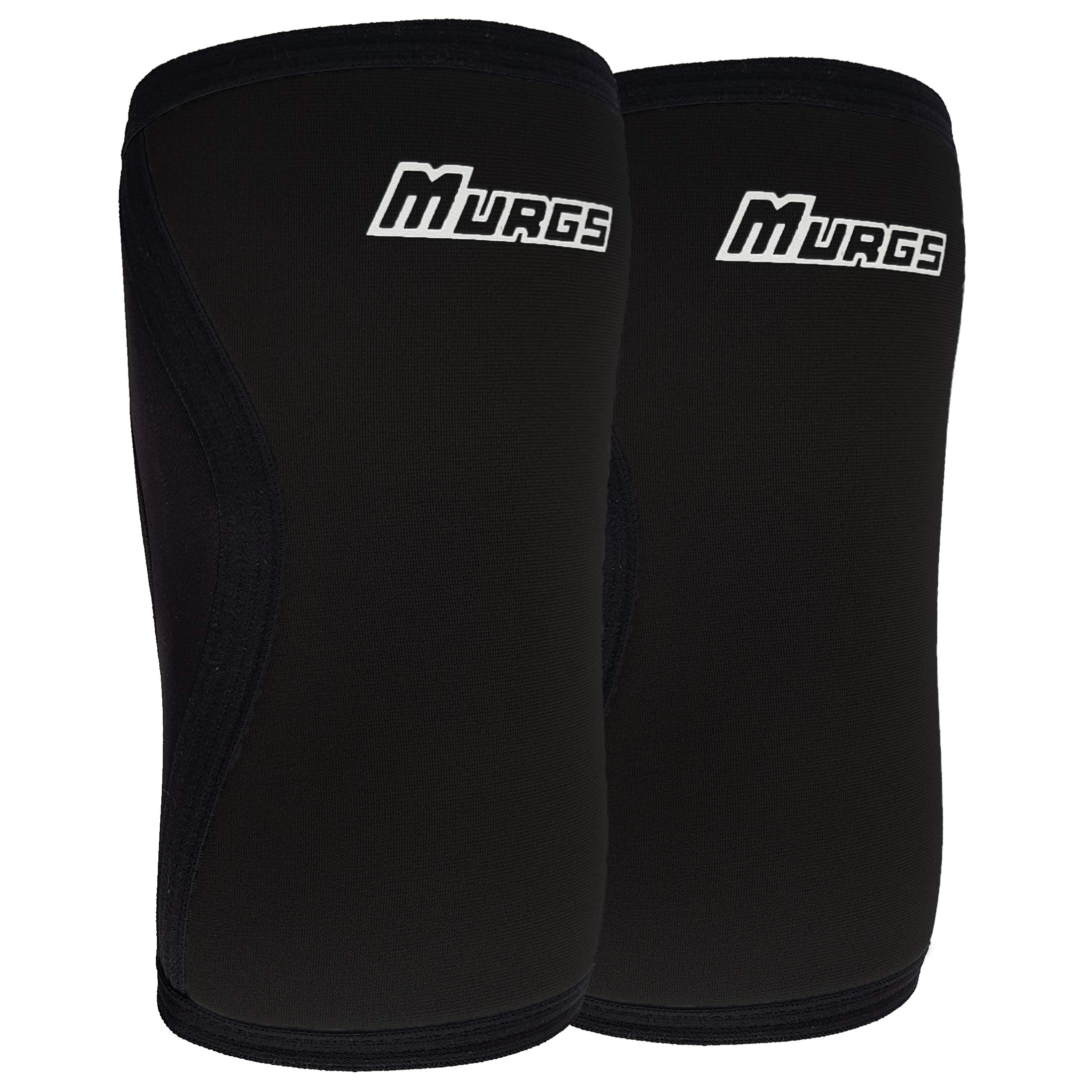 Murgs Knee Sleeves – 7mm Neoprene Sleeves for Weightlifting, Running, Squats & Powerlifting | Unisex Gym Wraps for Men & Women (L)