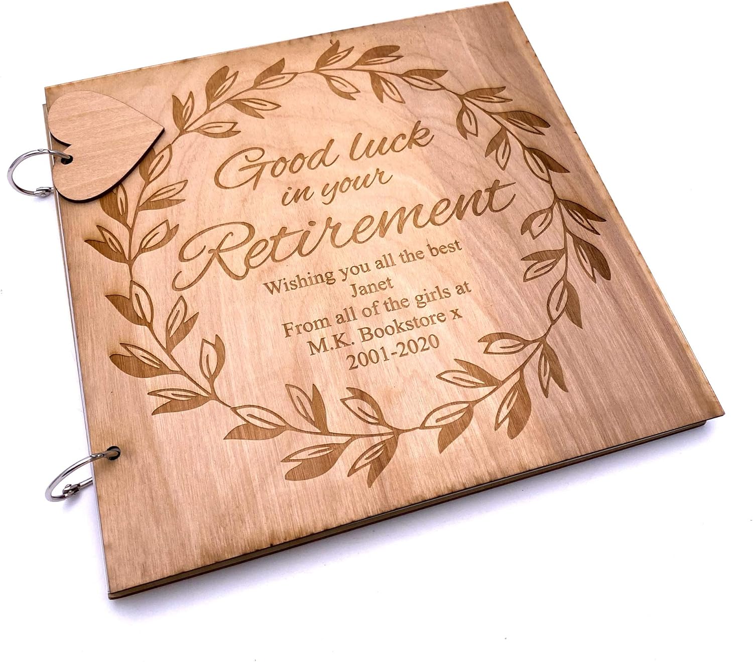 Personalised Retirement Sentiment Memories Scrapbook Photo Album Amazon.co.uk