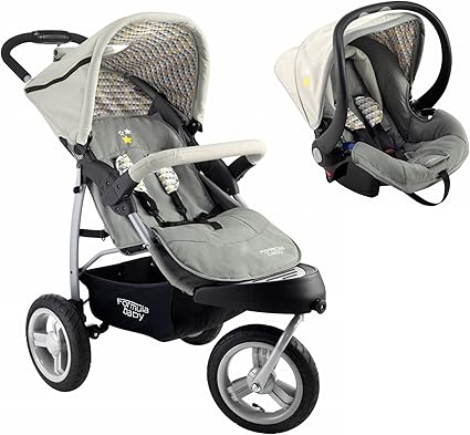 poussette 3 roues siege auto