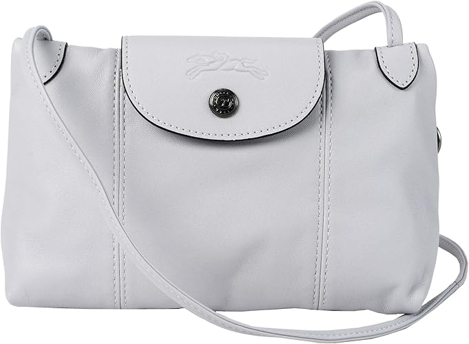 Amazon ロンシャン Longchamp ショルダーバッグ 1061 757 263 ル プリアージュ キュイール ライトグレー 並行輸入品 ショルダーバッグ