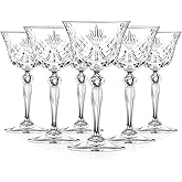 Barski Coupette Cocktail Glasses - Coupe Martini Glass - Set of 6 - Stemmed Drinkware - 5 Oz. - European Glassware