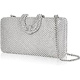 Fmiysxidm Sparkly Rhinestone Crystal Clutch for Wedding Party Dressy Handbag Formal Party Evening Bag For Women