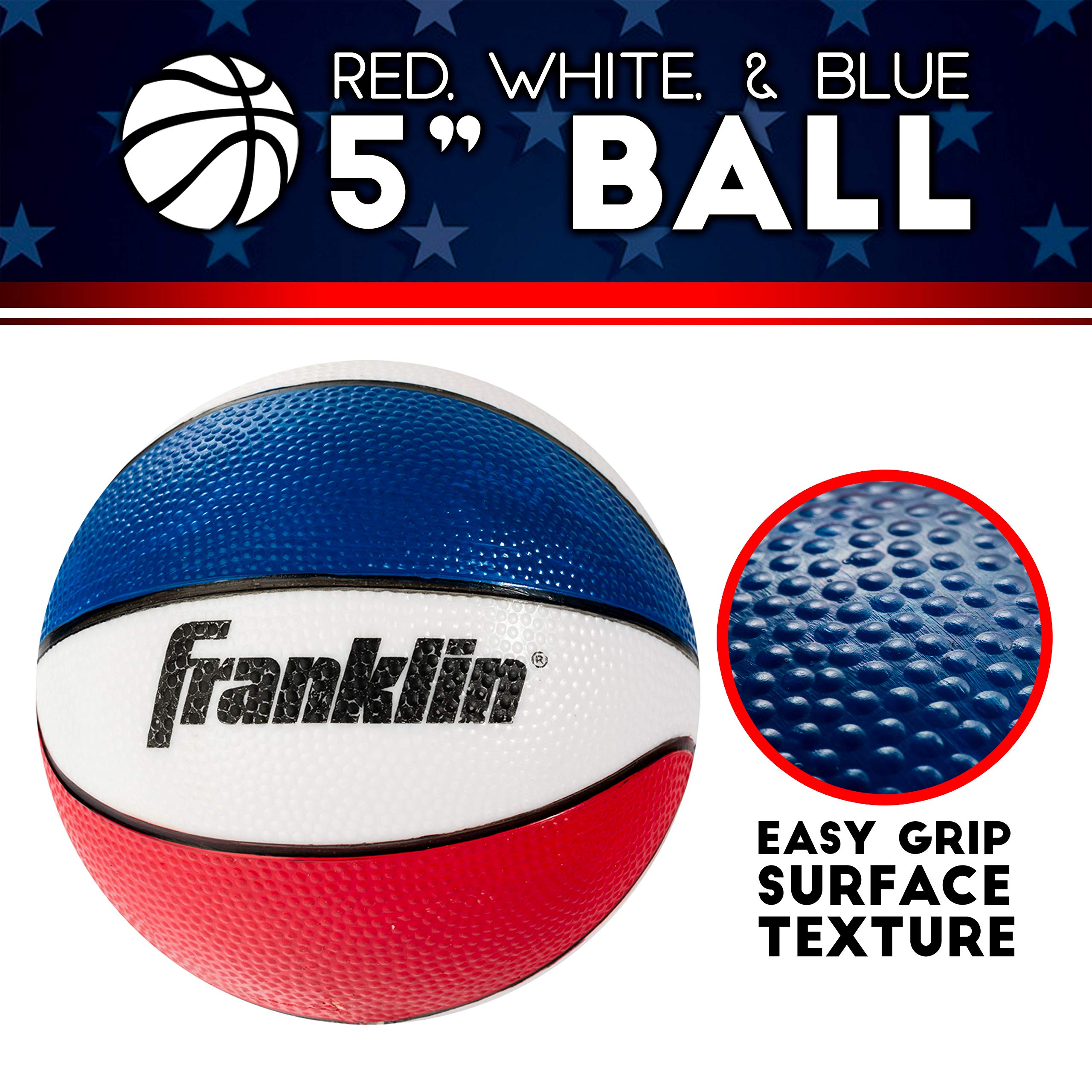 Franklin Sports Mini Basketball Hoops-Indoor Over The Door Mini Hoop+Basketball Sets-Perfect Accessory for Bedroom+Office